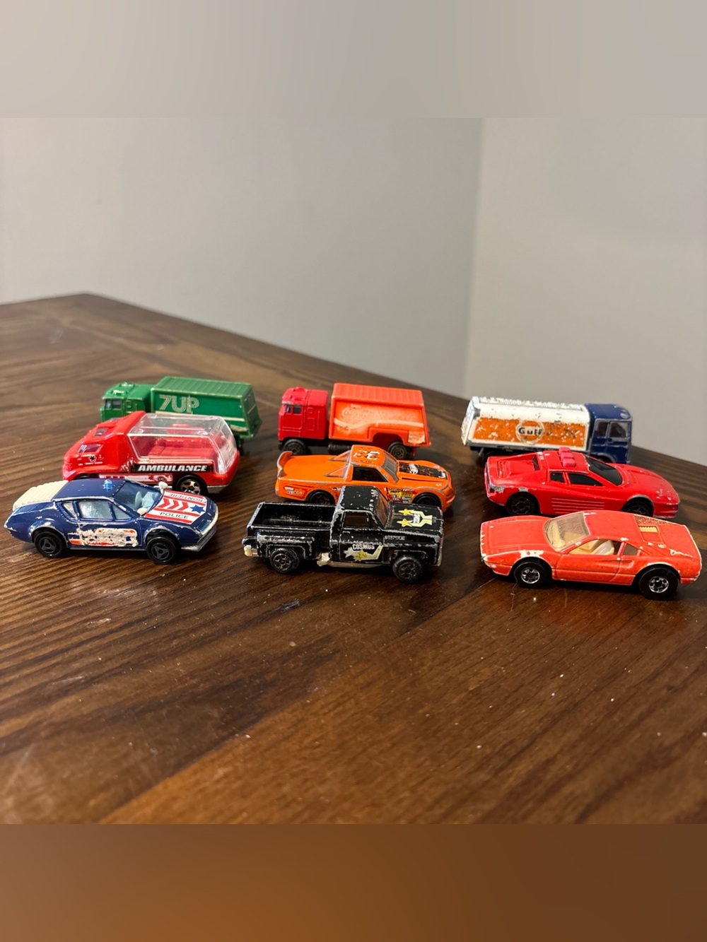 🚗 Vintage Die-Cast Vehicle Lot of 9 Hot Wheels Majorette Made in France Cars